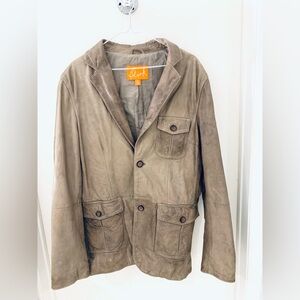 Copy for women. Blink brand technically men’s leather jacket